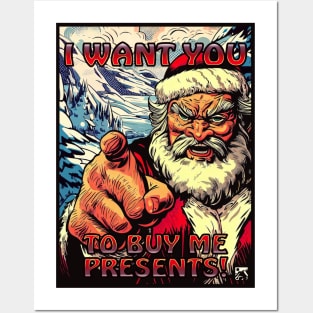 I Want You to Buy Me Presents! Posters and Art